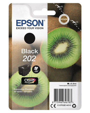 TUSZ ORYGINALNY EPSON T02E1 C13T02E14010 CZARNY 250 STRON