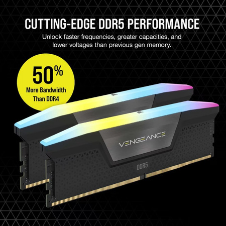 CORSAIR PAMIĘĆ DDR5 VENGEANCE RGB 48GB/6400 (2X24GB) CL36