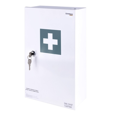 APTECZKA PRZEMYSŁOWA DONAU SAFETY "40.2" +A BIAŁA METALOWA SZAFKA