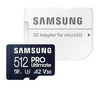 SAMSUNG KARTA PAMIĘCI MICROSD MB-MY512SA/WW PRO ULTIMATE 512GB + ADAPTER