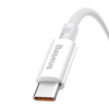 KABEL USB DO USB-C BASEUS SUPERIOR 100W 2M (BIAŁY)