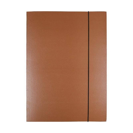 TECZKA Z GUMKĄ A4 OFFICE PRODUCTS NATURA MIX KOLORÓW KARTON LAKIEROWANY 300GSM