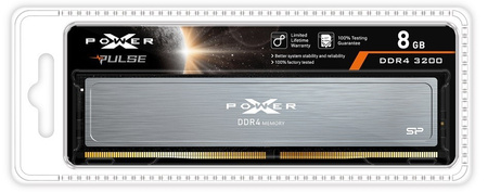 SILICON POWER PAMIĘĆ DDR4 XPOWER PULSE 8GB/3200 1*8GB CL16