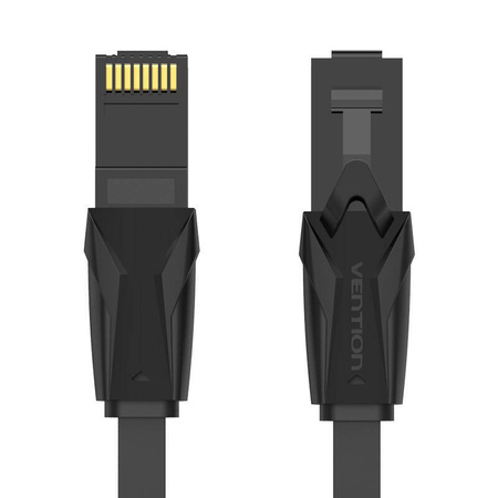 PŁASKI KABEL SIECIOWY UTP KAT.6 VENTION IBABI 3M CZARNY