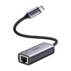 Adapter sieciowy UGREEN CM483 USB-C-RJ45 (szary)