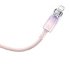 KABEL SZYBKO ŁADUJĄCY BASEUS USB-C DO LIGHTNING EXPLORER SERIES 1M, 20W (RÓŻOWY)