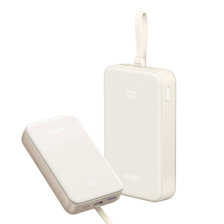 POWERBANK 20000MAH UGREEN NEXODE PB505, PD 20W (BIAŁY)