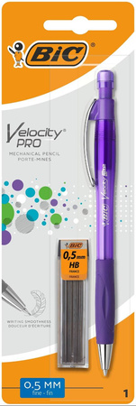 OŁÓWEK AUTOMATYCZNY Z GUMKĄ BIC VELOCITY PRO 0.5 503458 0.5 BLISTER