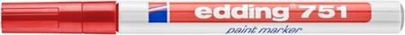 MARKER OLEJOWY EDDING 751 CZERWONY 1-2MM