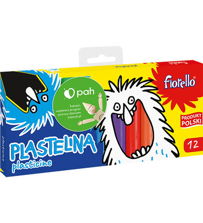 PLASTELINA FIORELLO 170-2637 12KOL 12*16G