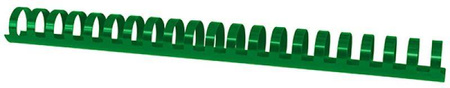 GRZBIET PLASTIKOWY 25MM (240 KARTEK) OFFICE PRODUCTS ZIELONY 50 SZT.