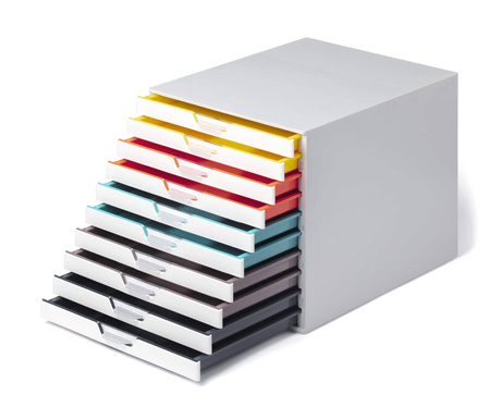 ZESTAW SZUFLAD A4 DURABLE VARICOLOR MIX 763027 WIELOKOLOROWY 242X22X330