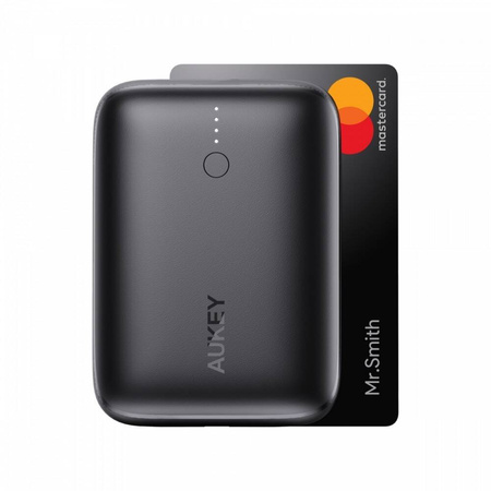 AUKEY PB-N83S MINI ULTRASZYBKI POWER BANK 10000 MAH | 22.5W | 2XUSB | QUICK CHARGE 3.0 | POWER DELIVERY PD 3.0 | FAST CHARGE | PASS-THROUGH CHARGING