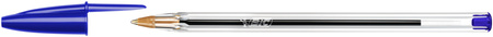 Długopis BIC CRISTAL 8478981 niebieski 1.0mm przezroczysta obudowa