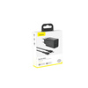 Zestaw ładowarek sieciowych USB-C PD Baseus Mini, Power Delivery 18W i kabla USB-C - Lightning 1m (czarny) 5szt.