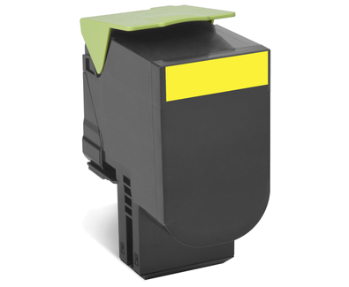 TONER ORYGINALNY LEXMARK 80C2XY0 YELLOW 4000 STRON
