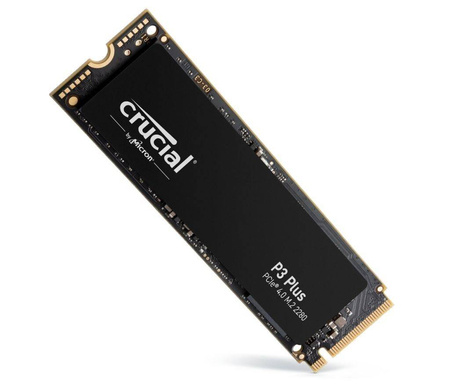 CRUCIAL DYSK SSD P3 PLUS 500GB M.2 NVME 2280 PCIE 3.0 4700/1900