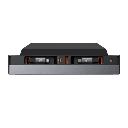 Hub BASEUS T-Space USB-C-Lightning (czarny)