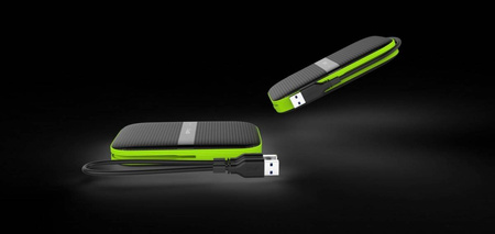 SILICON POWER ARMOR A60 1TB USB 3.0 BLACK-GREEN/PANCERNY WSTRZĄSO/PYŁO I WODOODPORNY