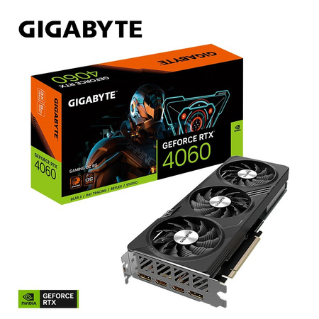 GIGABYTE KARTA GRAFICZNA GEFORCE RTX 4060 GAMING OC 8G GDDR6 128BIT 2DP/2HDMI