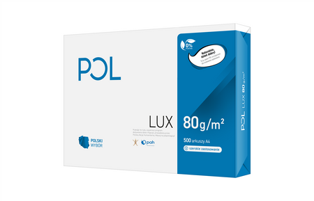 PAPIER KSERO A4 80G POLLUX POLUX080X280 BIAŁY 161 CIE KLASA B 500 ARK