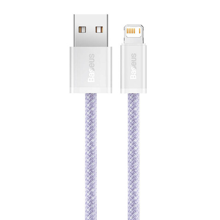 KABEL USB DO LIGHTNING BASEUS DYNAMIC 2, 2.4A, 1M (FIOLETOWY)