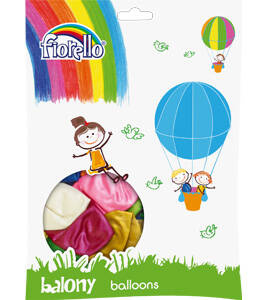 BALONY 10" FIORELLO 170-1678 METALICZNY MIX KOLORÓW 100SZT
