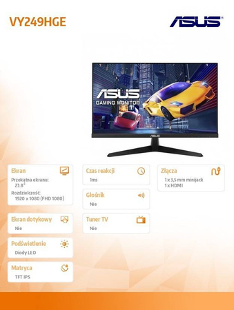 ASUS MONITOR 24 CALE VY249HGE