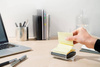 KARTECZKI SAMOPRZYLEPNE 76X76MM 3M POST-IT® Z-NOTES C2014Y12-1 ŻÓŁTE + PODAJNIK 12X100 KART