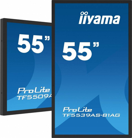 IIYAMA MONITOR 55 CALI TF5539AS-B1AG,IPS,4K,HDMIX2,DP,RJ45,3XUSB,2X10W, ANDROID,24/7,IP65