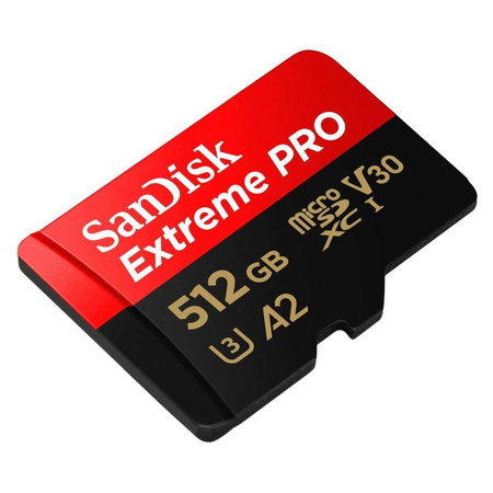 SANDISK KARTA EXTREME PRO MICROSDXC 512GB 200/140 MB/S A2 V30 U3
