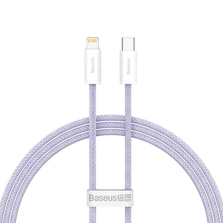 KABEL USB-C DO LIGHTNING BASEUS DYNAMIC 2, 20W, 1M (FIOLETOWY)