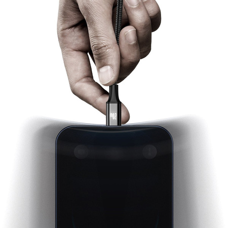 Kabel BASEUS Rapid Series USB-A-micro USB/Lightning/USB-C 1.5m (czarny)