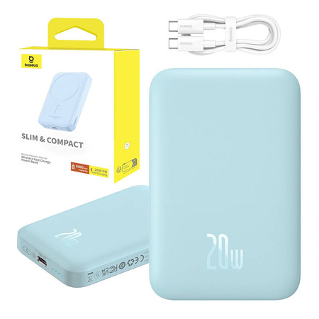 POWERBANK MINI BASEUS 6000 MAH 20W (NIEBIESKI)