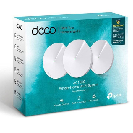 TP-LINK DECO M5 ZESTAW ROUTEROW AC1300 (3 SZT.)