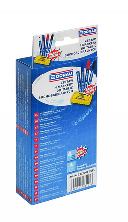 MARKERY SUCHOŚCIERALNE DONAU D-SIGNER B MIX*4 2-4MM 4SZT