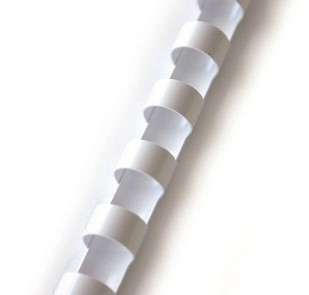 GRZBIET PLASTIKOWY 22MM ARGO 405221 BIAŁY 50SZT