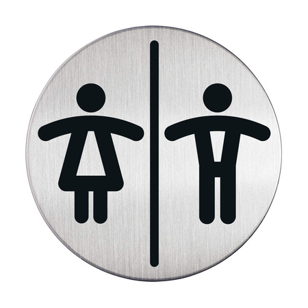 PIKTOGRAM WC DLA PAN I PANÓW 83 MM DURABLE PICTO 492023