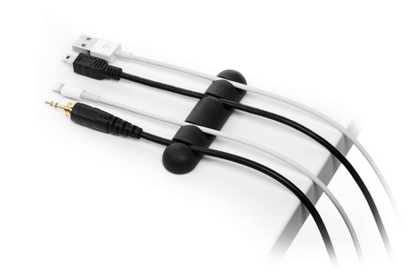 KLIPS NA KABEL SAMOPRZYLEPNY DURABLE CAVOLINE CLIP 504037 GRAFITOWY 2 SZTUKI