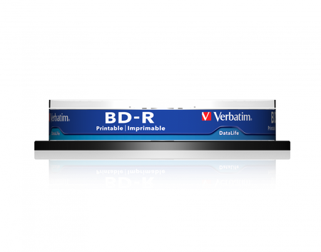 PŁYTA BD-R 25GB 6X VERBATIM DATALIFE 43804 CAKE 10 SZT.