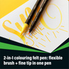 PISAKI DWUSTRONNE BIC INTENSITY DUAL TIP PASTEL 989695 MIX*12