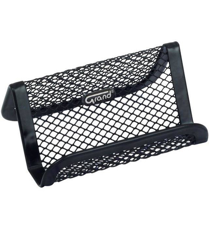 STOJAK NA WIZYTÓWKI GRAND GR-340 120-1131 CZARNY 65X94X45MM METALOWA SIATKA
