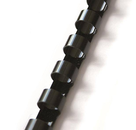 GRZBIET PLASTIKOWY 22MM ARGO 405222 CZARNY 50SZT