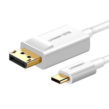 KABEL USB-C UGREEN DISPLAY PORT 1,5M (BIAŁY)