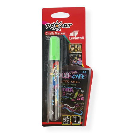 MARKER KREDOWY LEVIATAN 8G ZIELONY OKRĄGŁA 5MM