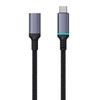 PRZEDŁUŻENIE KABLA USB-C BASEUS MĘSKI DO ŻEŃSKI HIGH DEFINITION 10GBPS, 0,5M (CZARNY)