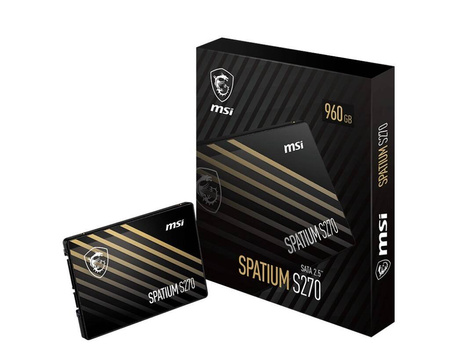 MSI DYSK SSD SPATIUM S270 960GB 2,5 CALA SATA3 500/450MB/S