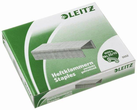 Zszywki galwanizowane LEITZ do modelu 5552 P5 25/10 55740000 60 kart. 1000szt.