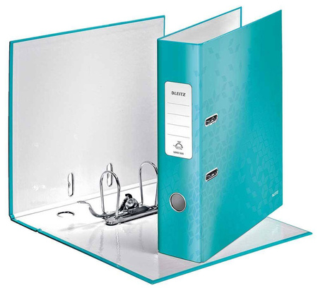 Segregator A4 laminowany LEITZ WOW 80mm 10050051 turkusowy