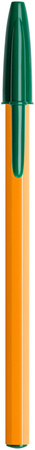 DŁUGOPIS BIC ORANGE 1199110113 ZIELONY 0.7MM POMARAŃCZOWA OBUDOWA